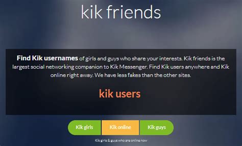 kikfriends|Kik Friends